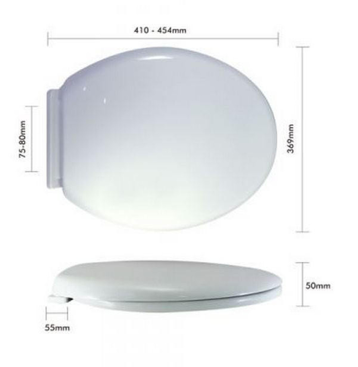 Fix-A-Tap Fix A Loo Silent Close White Toilet Seat 235671