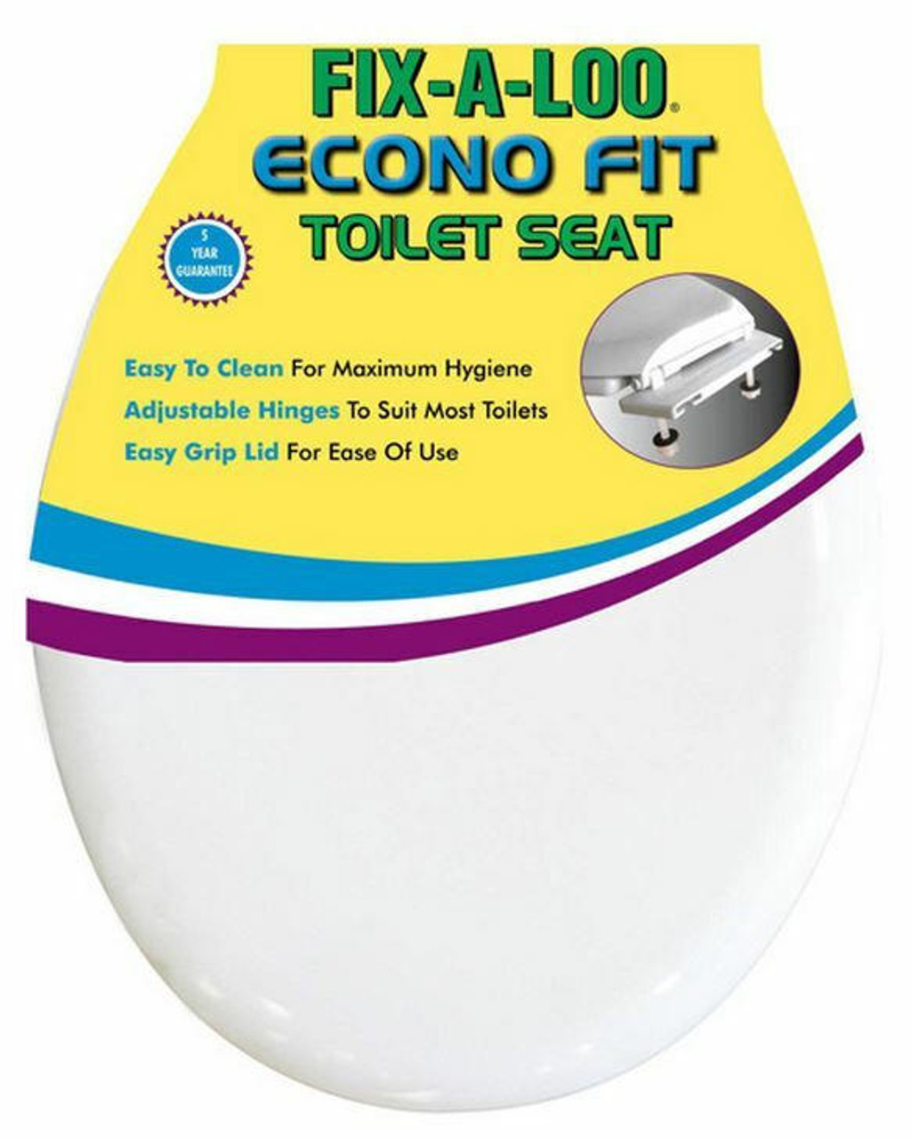 Fix-A-Tap Fix A Loo Toilet Seat Econo 235657