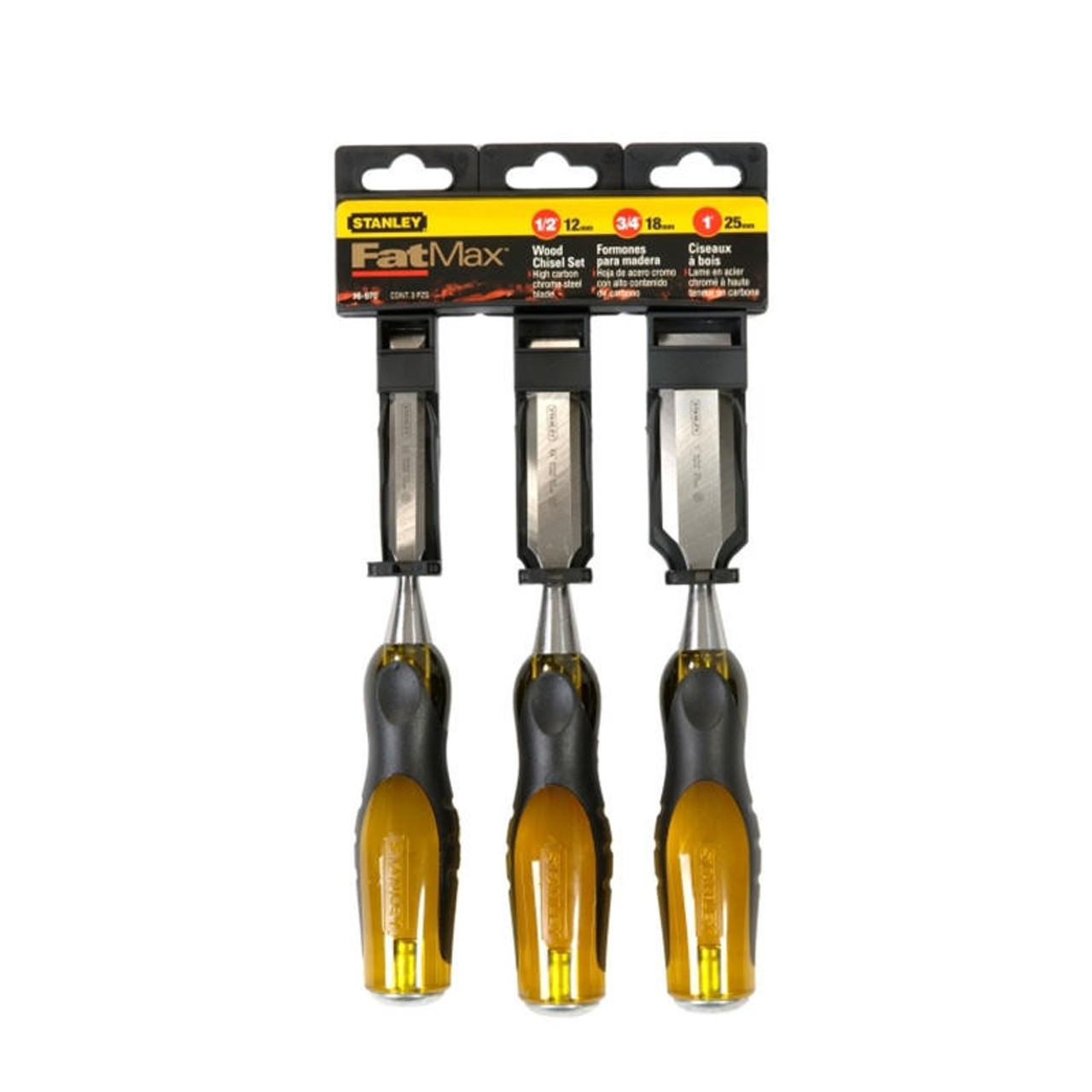 Stanley FatMax 3-Piece Wood Chisel Set 16-970