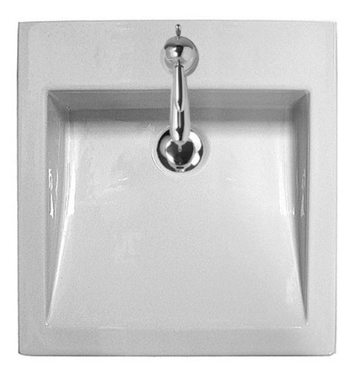 Parisi Acqualine Wall Mount Basin No Tap Hole AC6360/S