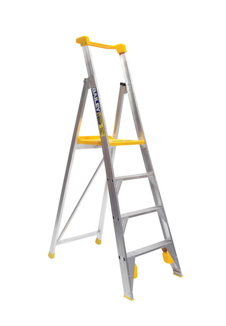 Bailey Platform Ladder Aluminium 170kg Platform Height 1.2m Professional FS13400