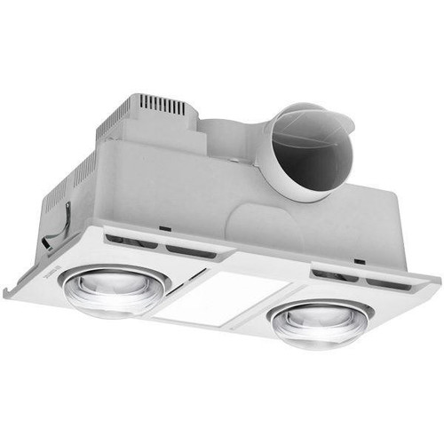 Martec Profile Panel 2 High Performance 3 in 1 Heater Exhaust Fan with 12W  Tricolour LED Light Panel MBHN2LW - Hardware u0026 General