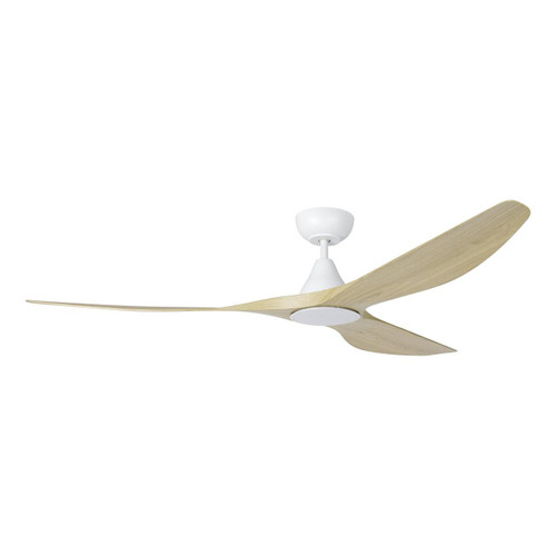 Eglo Surf 72" Ceiling Fan White and Oak with Light 20789516 