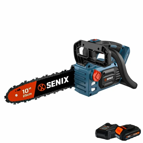 Senix Tools Senix X2 18V Brushless 25cm (10") Top Handle Chainsaw Kit 
