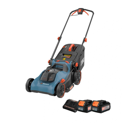 Senix Tools Senix 2X2 36V 43cm (17") Lawn Mower Kit 