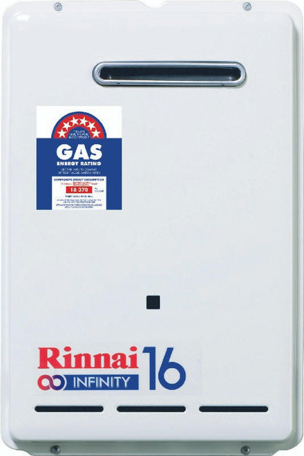 Rinnai Infinity 16 Continuous Flow Gas Hot Water System - Hardware u0026 General