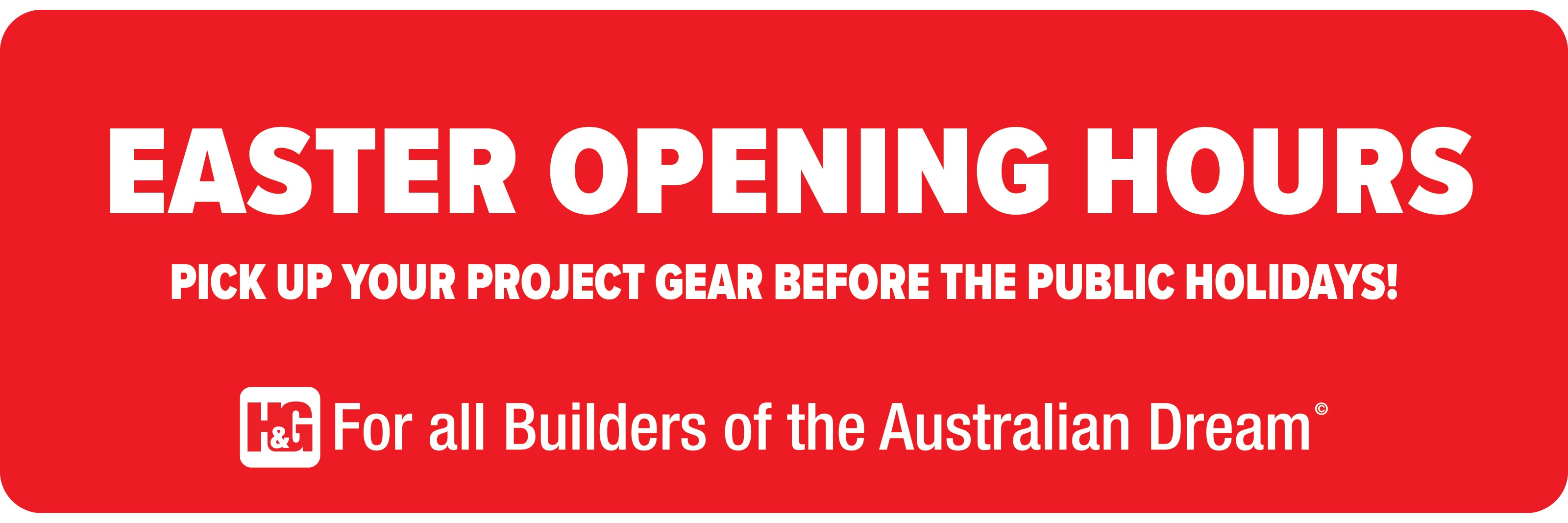 Easter Trading Hours