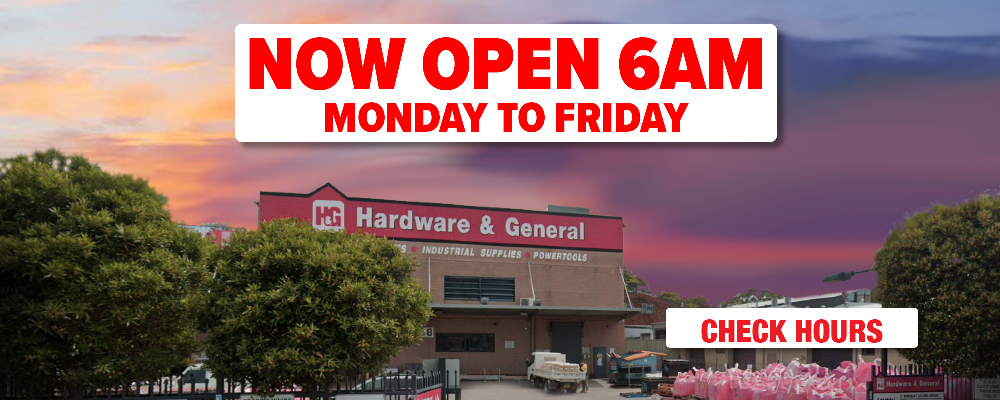 Early Opening Hours