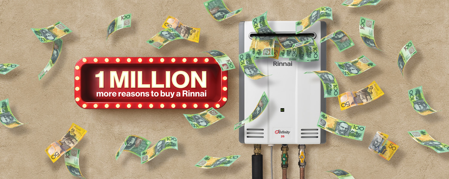 Chance to win $1Million Dollars - Continuous Flow Hot Water