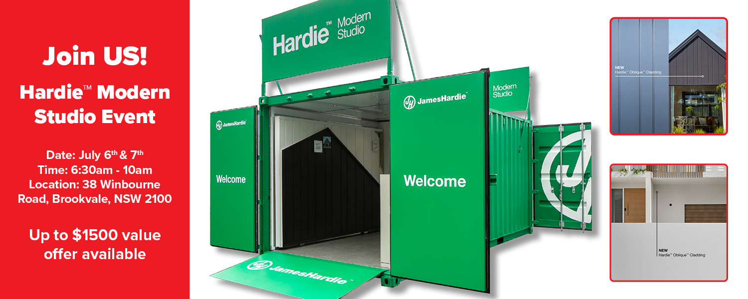 Visit the Hardie Modern Studio at Brookvale Hardware & General