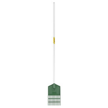 Cyclone Shrub Rake - 10-Tine Poly Head & Aluminium Handle