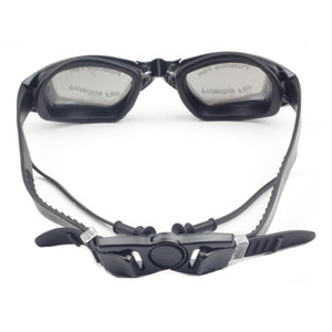 Color: Basic Black - Go Go Goggles Swimming Glasses With Ear Plugs K290-14693086330915 Color: Basic Black - Go Go Goggles Swimming Glasses With Ear Plugs K290-14693086330915