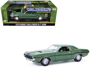 1970 Dodge Challenger R/T Hemi F8 Green with Black Stripes and Green Interior "Mr. Norm's Challenge F977-13700