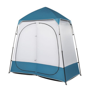 229*229*122cm Oxford Cloth Double Dressing Tent Blue/White T575-S0671299210