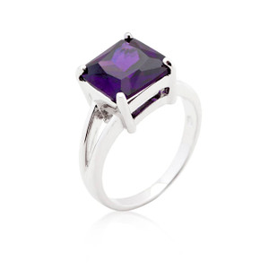 Amethyst Gypsy Ring R599-R07595R-S20