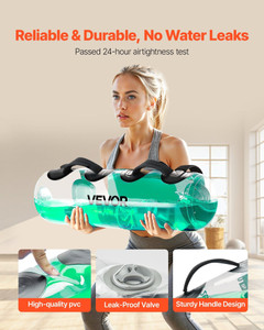 Water Weights Aqua Bag, Large Aqua Bags for Workout, 50 lbs Adjustable Portable Stability Fitness & E415-JSSDSDYZXTM5TZOKL001V0