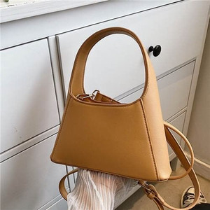 Alphabet A Shape Design Minimalist Fashion Women Wholesale Handbag - Brown A392-fhbg0368