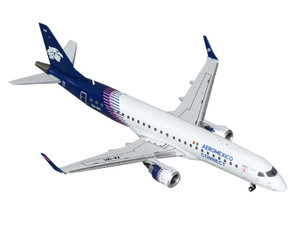 Embraer ERJ-190 Commercial Aircraft "Aeromexico Connect" (XA-IAC) White with Dark Blue Tail 1/400 D F977-GJ2320