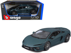Lamborghini Temerario Matt Blue Metallic 1/18 Diecast Model Car by Bburago F977-11052BL
