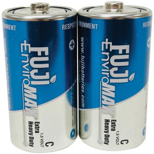 FUJI ENVIROMAX 3200BP2 EnviroMax C Extra Heavy-Duty Batteries, 2 pk R810-FUJ3200BP2