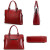 Color: Red - Oyixinger New 100% Genuine Leather Briefcase For Woman 14 inch Laptop Bag Women's Hand F640-67045224381
