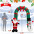 8 Feet Christmas Inflatable Archway with Santa Claus and Snowman B593-CM23984US
