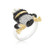 Cubic Zirconia Frog Prince Ring R599-R08278T-V01