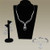 3W1095 - Rhodium Brass Jewelry Sets with AAA Grade CZ  in Clear A874-3W1095