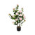 38 Inch Artificial Camellia Tree Faux Flower Plant in Cement Pot-Pink - Color: Pink D681-HZ10188PK-1