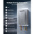 Gas Tankless Water Heater, 8Gal Outdoor 191000 BTU Instant Hot Water Heater, Smart Temperature Cont E415-SWRQRSQTRQ7GQJZQL001V1