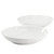 Gibson Home 2 Piece 11 Inch Round Fine Ceramic Serving Bowl Set in White D970-142571.02