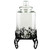 Gibson Home Moreauville 3 Piece 2.25 Gallon Square Embossed Glass Beverage Dispenser with Wire Stand D970-100366.03