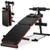 Multifunctional Sit up Bench 4 Position Adjustable Metal Workout Bench - Color: Black D681-FH10096