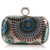Peacock Feather Inspired Glistening Sequins Women Fashion Evening Handbag - Colorful Blue A392-fhbg0073