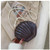 Fashion Pearl Chain Shell Shaped Design Wholesale Women Shoulder Bag - Black A392-fhbg0320