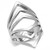 TK3144 - High polished (no plating) Stainless Steel Ring with No Stone A874-TK3144