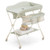 Baby Diaper Changing Table with Water Basin Wheel-Green - Color: Green D681-AC10008GN