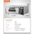 Electric Pizza Oven, 18-Inch Commercial Pizza Ovens, 842?°F Max Temp, 1740W Large Pizza Oven Counte E415-FMDRPSLDCSXNKX9ZS001V1