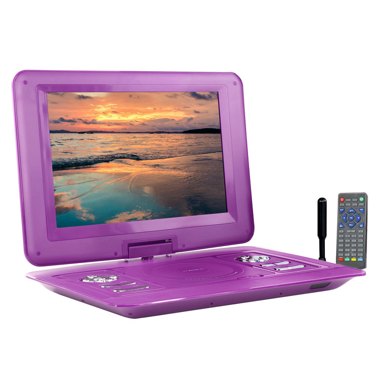 Trexonic 15.4 Inch Portable TV+ DVD Player with Swivel TFT-LCD Screen and USB,SD,AV,HDMI Inputs D970-TR-D154PUR