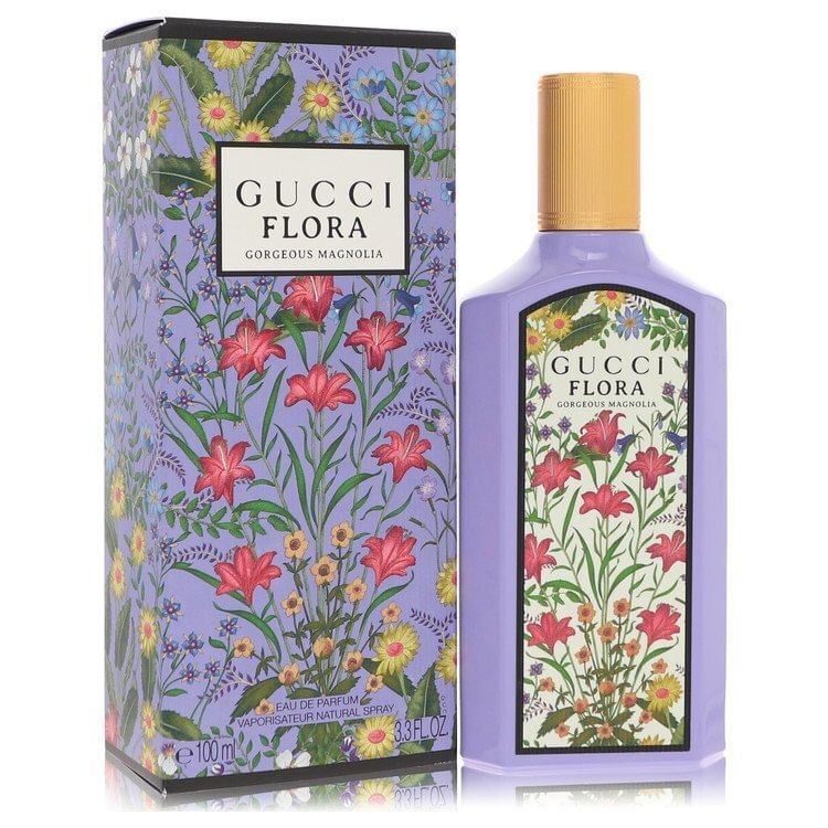 Flora Gorgeous Magnolia by Gucci Eau De Parfum Spray 3.3 oz (Women) V728-567323