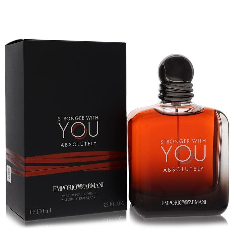 Stronger With You Absolutely by Giorgio Armani Eau De Parfum Spray 3.3 oz (Men) V728-567197