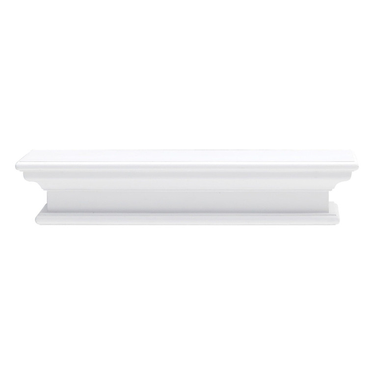 23" Classic White Floating Wall Shelf N270-397787