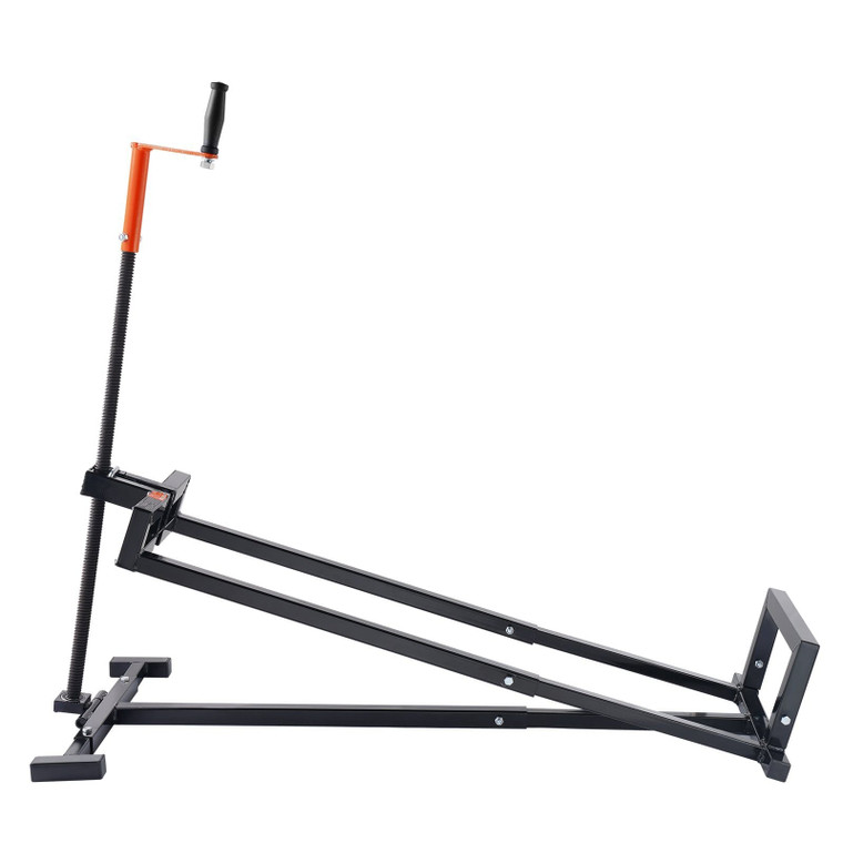 Ride on Lawn Mower Lift Jack, 880 Lbs Weight Capacity, Telescopic Maintenance Jack with Crank Handl E415-GCJSJJSGS880KCFZHV0
