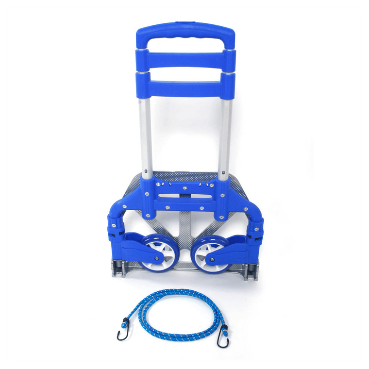 Portable Folding Collapsible Aluminum Cart Dolly Push Truck Trolley Blue T575-S0671286776