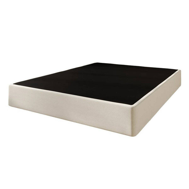 King size 7.8-inch Metal Frame Box-Spring Foundation for Mattress with Cover Q280-KNFGSEMBS12836
