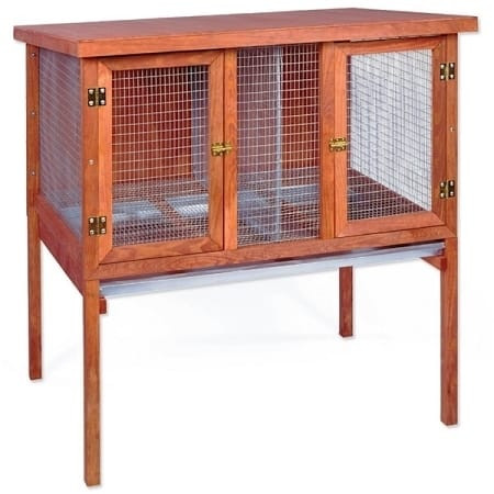 Heavy Duty Double Rabbit Hutch N274-ES01W01551