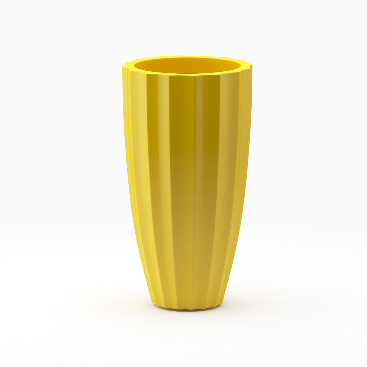 Sn Jose Tall Fluted Planter Pot