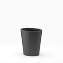 Pego Oval Tall Planter Pot (Gray)