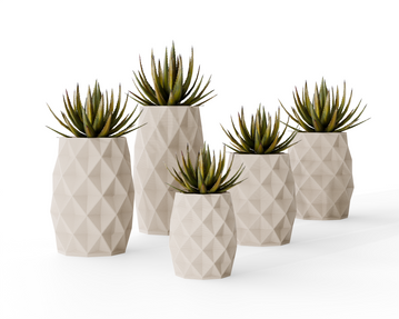 Cross Hatch Polly Planter