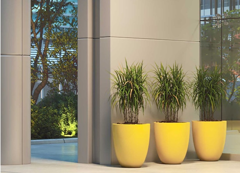 No Garden? No Problem! Using Large Round Planters to Liven Up Your Home